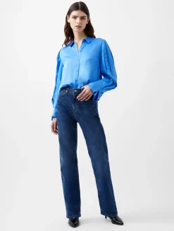 Ennis Eco Satin Sleeve Detail Shirt