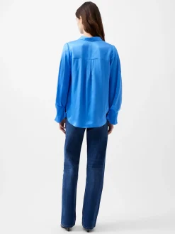 Ennis Eco Satin Sleeve Detail Shirt