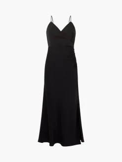 Ennis Eco Satin Slip Midi Dress