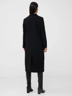 Fawn Felt Single Breasted Coat