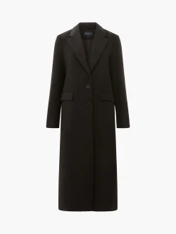 Fawn Felt Single Breasted Coat