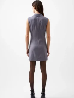 Fiorella Pin Stripe Tuxedo Mini Dress