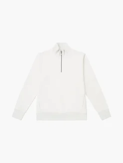 Fleeceback Funnel Neck Half Zip Sweatshirt