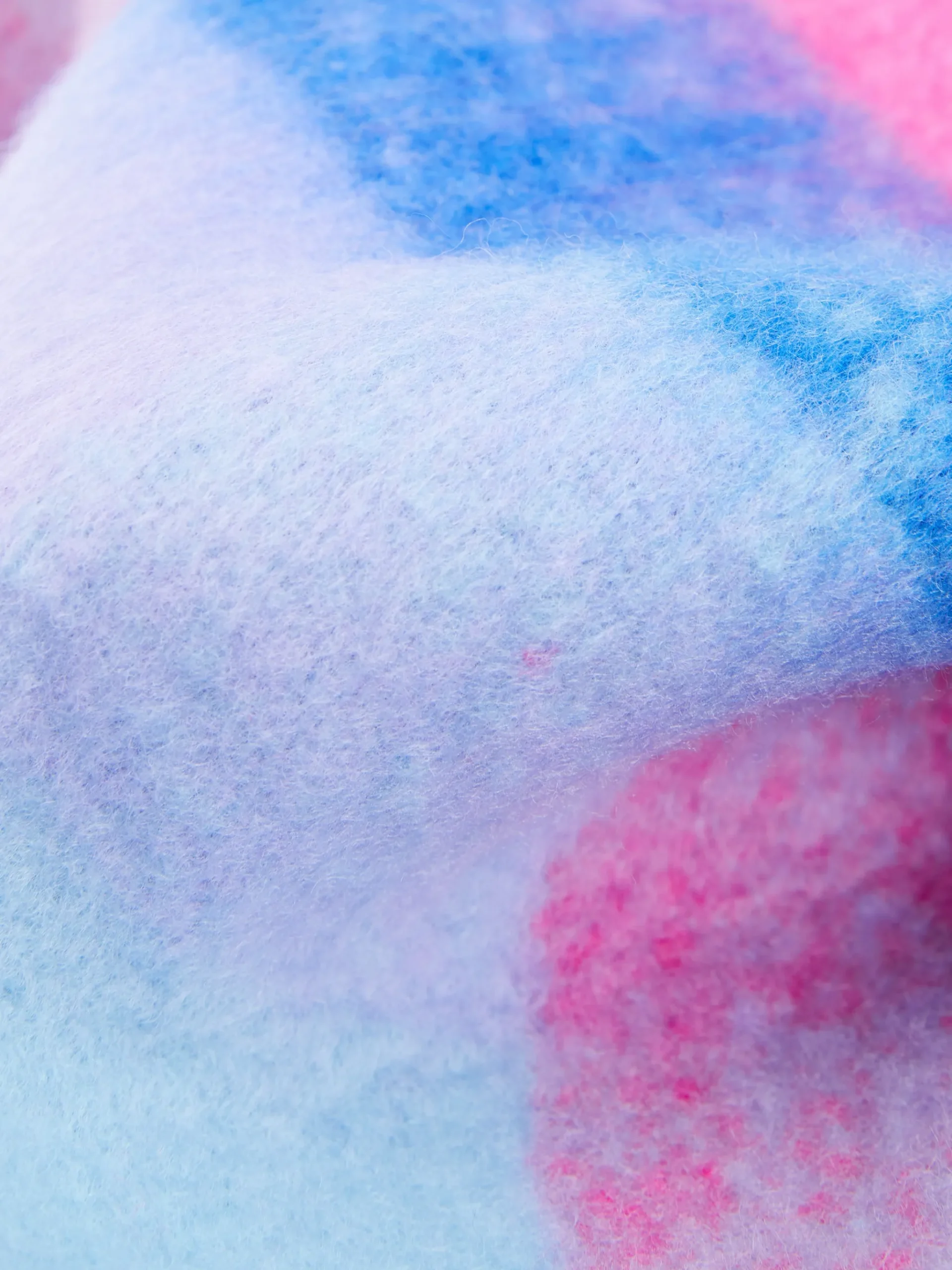 Fluffy Check Scarf