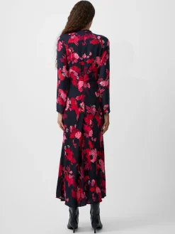 Foliage Chiara Tie Knot Neck Dress