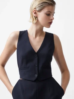 Gemma Twill Waistcoat Dress
