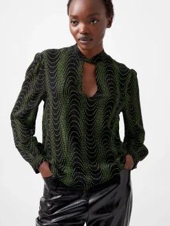 Grace Alohi Keyhole Blouse