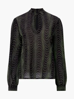 Grace Alohi Keyhole Blouse