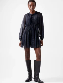 Grace Artemis Long Sleeve Ruffle Mini Dress