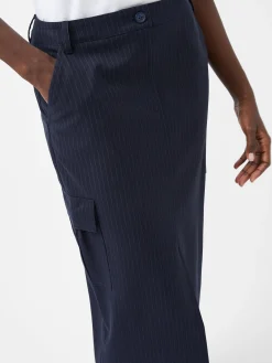 Hailey Pinstripe Cargo Skirt