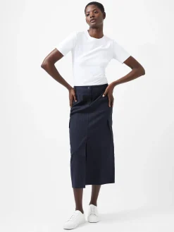 Hailey Pinstripe Cargo Skirt