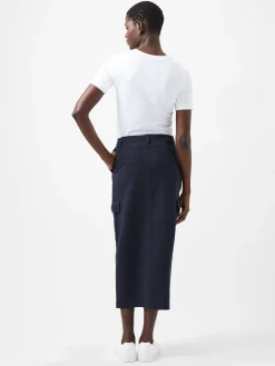 Hailey Pinstripe Cargo Skirt