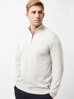 Half Zip Knitted Jumper
