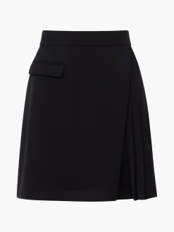 Harrie Suiting Pleated Mini Skirt