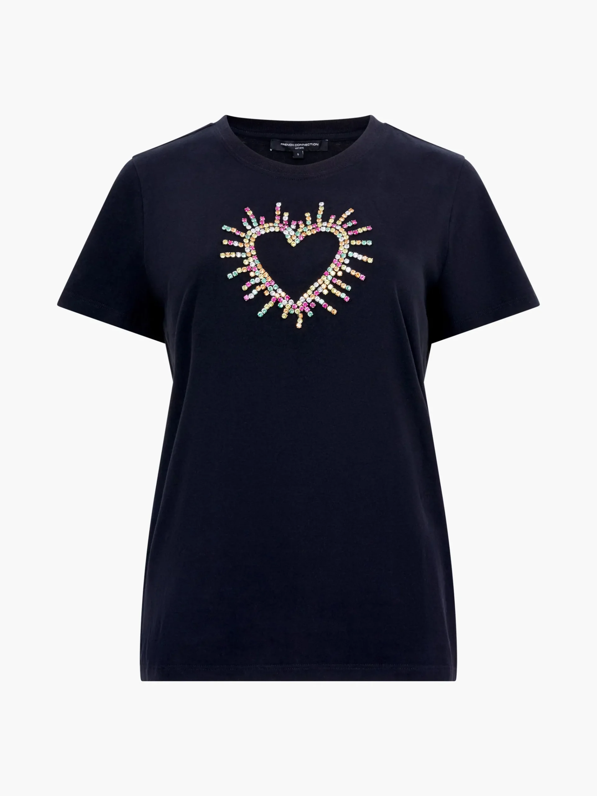 Heart Embellished T-Shirt