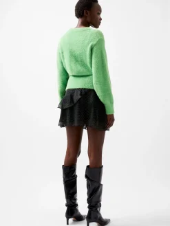 Jacelin Fluffy Crew Neck Jumper