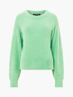 Jacelin Fluffy Crew Neck Jumper