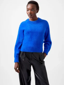Jacelin Fluffy Crew Neck Jumper