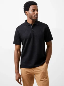 Jacquard Short Sleeve Polo Shirt