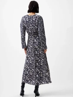 Jeannie Chiara Drape Midi Dress