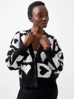 Julianna Heart Long Sleeve Cardigan