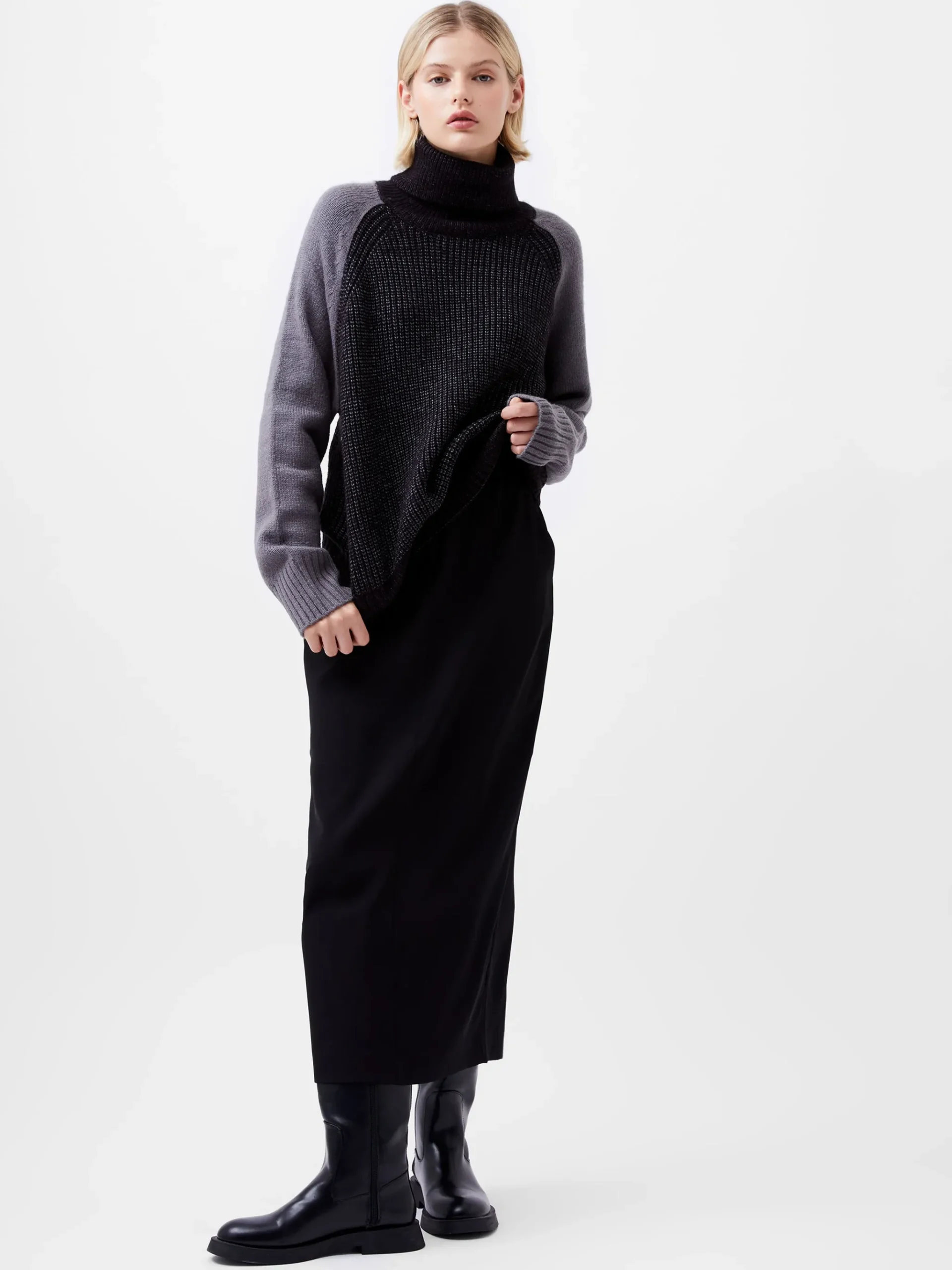 Kessy High Neck Knit Jumper