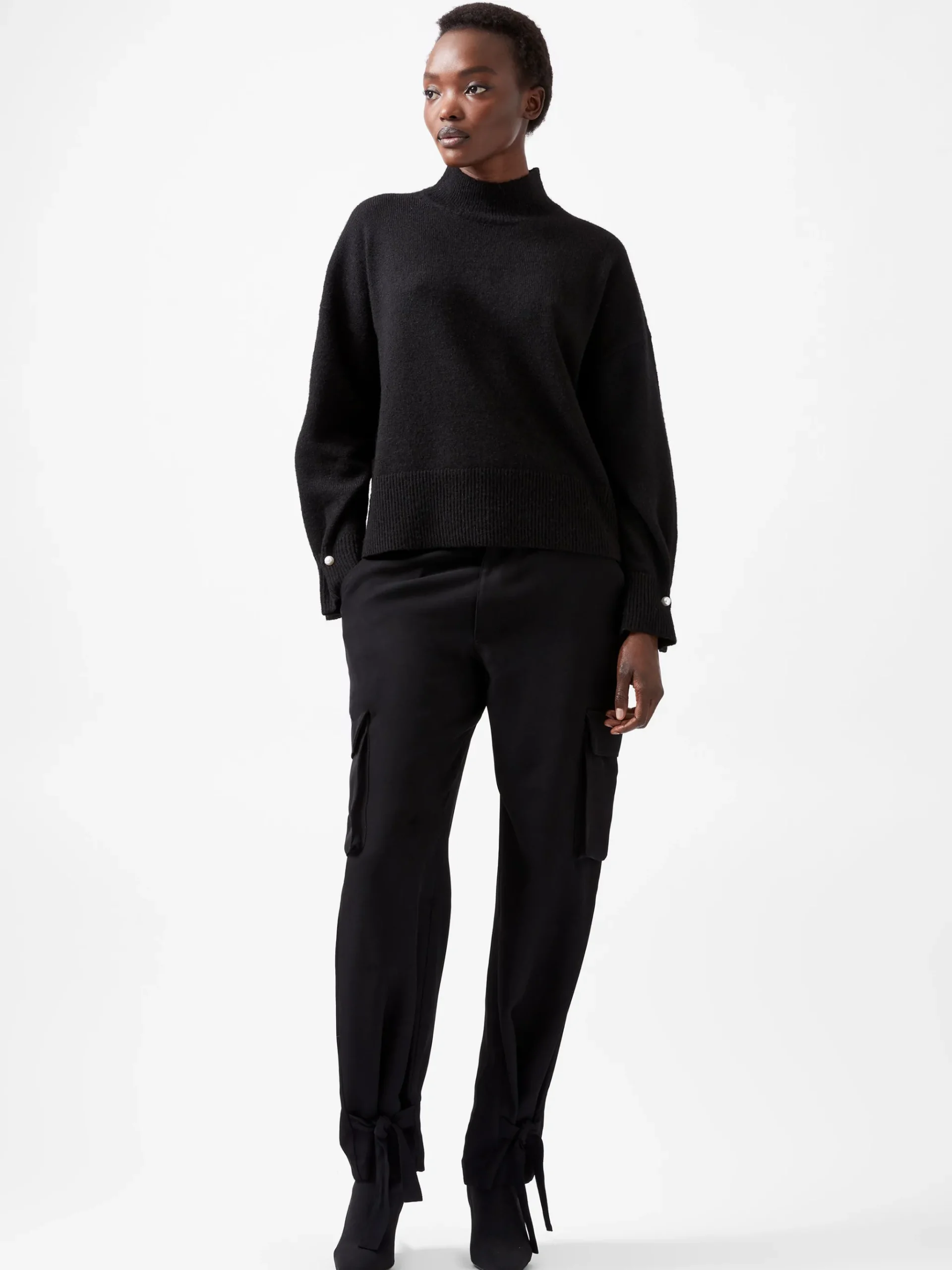 Kezia Recycled Pearl Cuff Detail Jumper