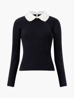 Krista Embellished Knit Top