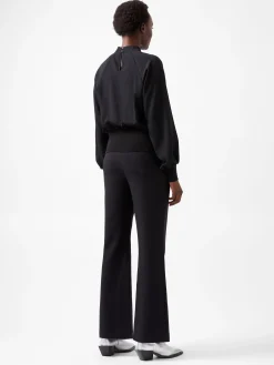 Krista Knit Long Sleeve Stand Neck Top