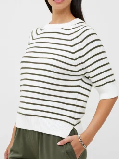 Lily Mozart Stripe Short Sleeve Jumper
