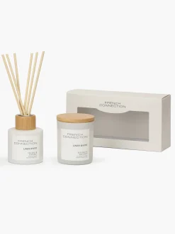 Linen White Serenity Candle & Diffuser Set