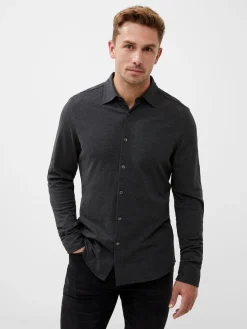 Long Sleeve Pique Jersey Shirt