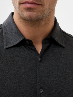Long Sleeve Pique Jersey Shirt
