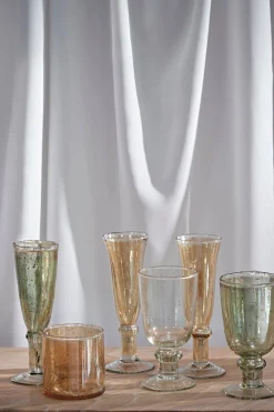 Luxe Green Wine Glass