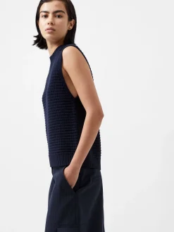 Manda Open Knit Vest