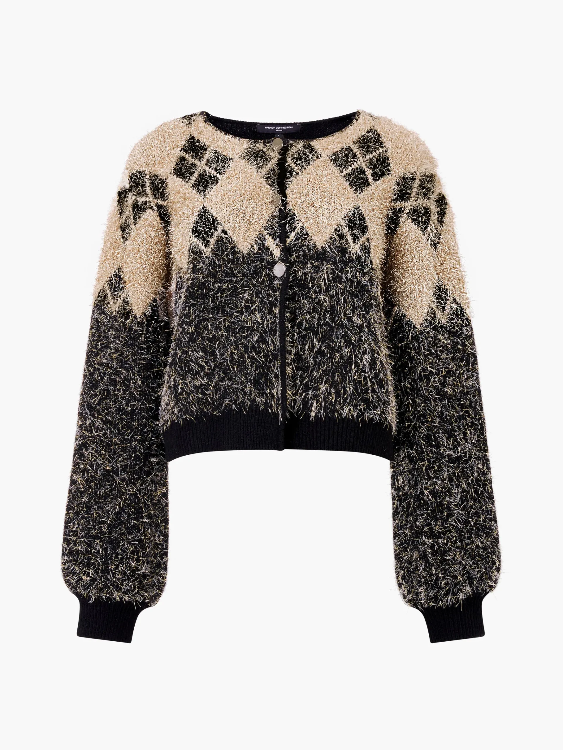 Mavis Argyle Tinsel Long Sleeve Cardigan