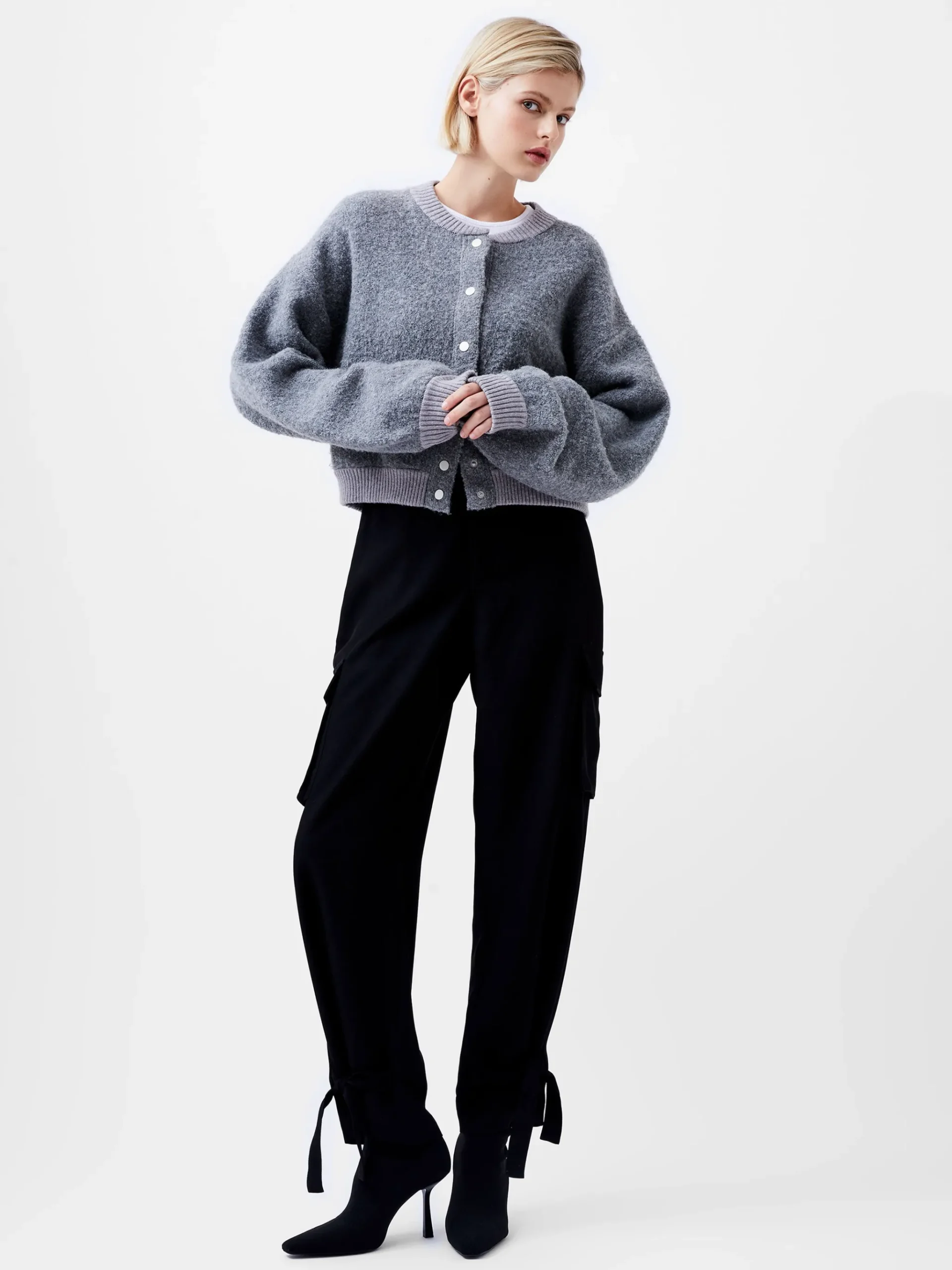 Melissa Knit Bomber Jacket