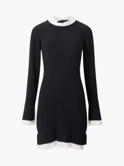 Melody Pleated Mix Mini Dress