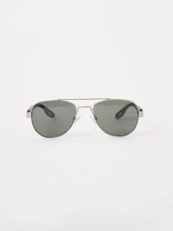 Metal D-Frame Sunglasses