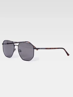 Metal D-Frame Sunglasses