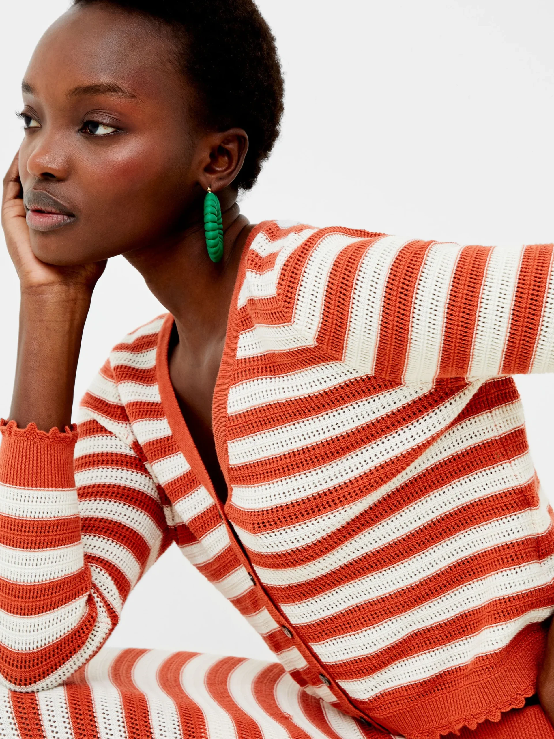 Nesta Stripe Cardigan