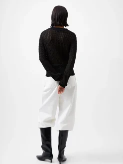 Niko Open Knit Long Sleeve Jumper