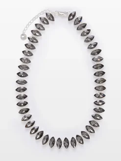 Oval Crystal Necklace