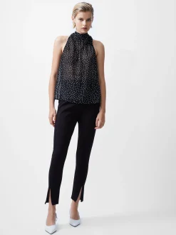 Polka Dot Rosetta Halterneck Top