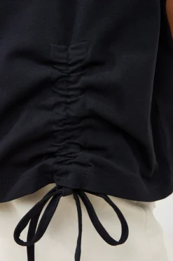 Rallie Cotton Rouched T-Shirt