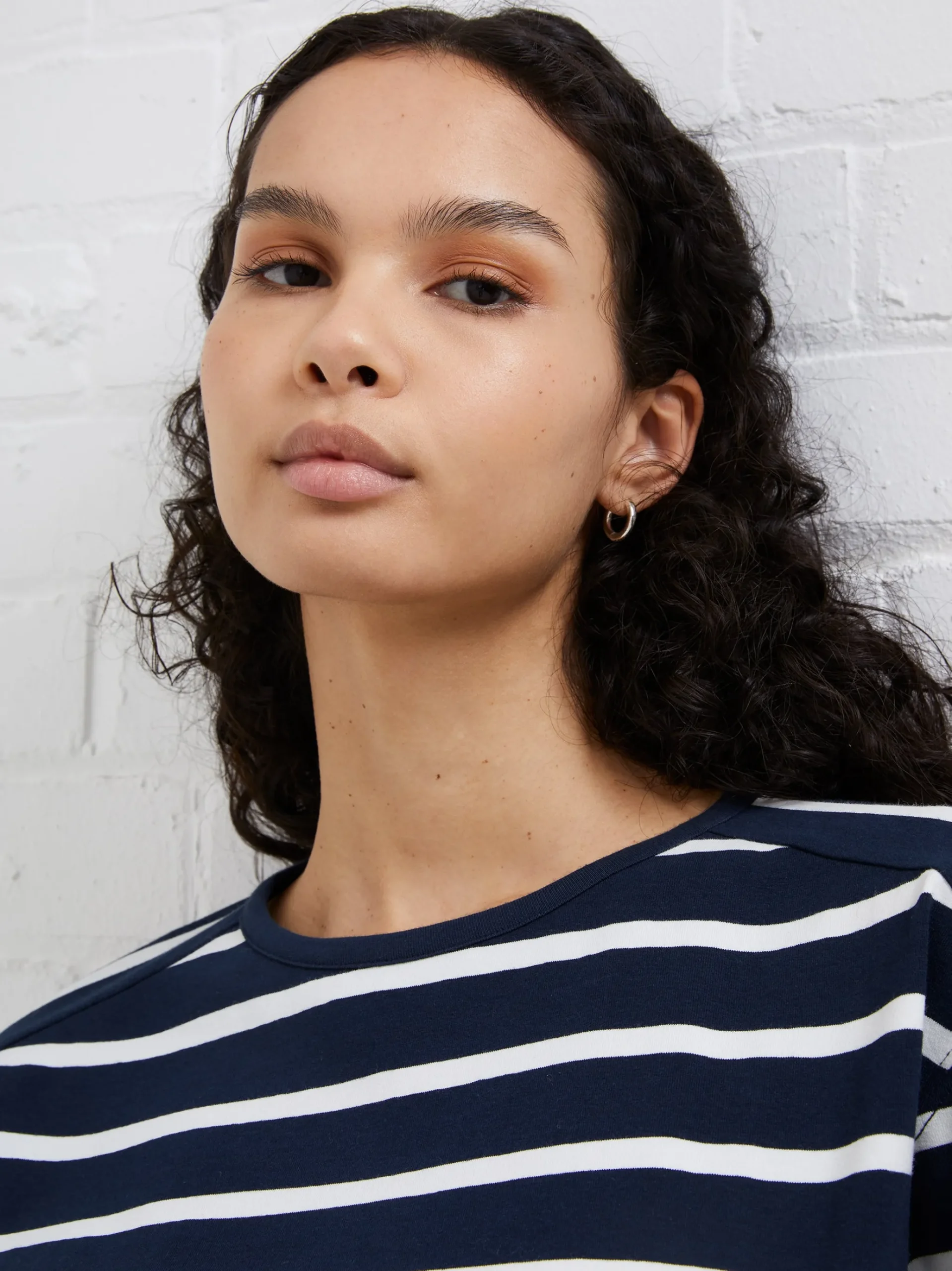 Rallie Stripe Slash Neck Top