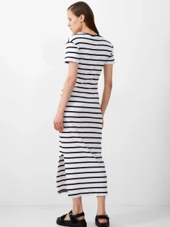 Rassia Stripe Midi Dress