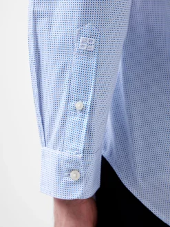Regular Fit Classic Collar Geo Shirt