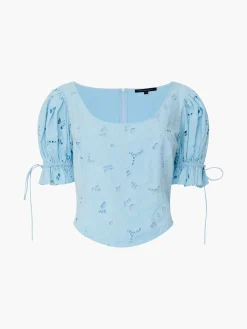 Rhodes Cotton Embroidered Top