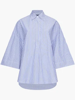 Rhodes Poplin Stripe Popover Shirt